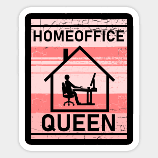 Home Office Queen Sticker